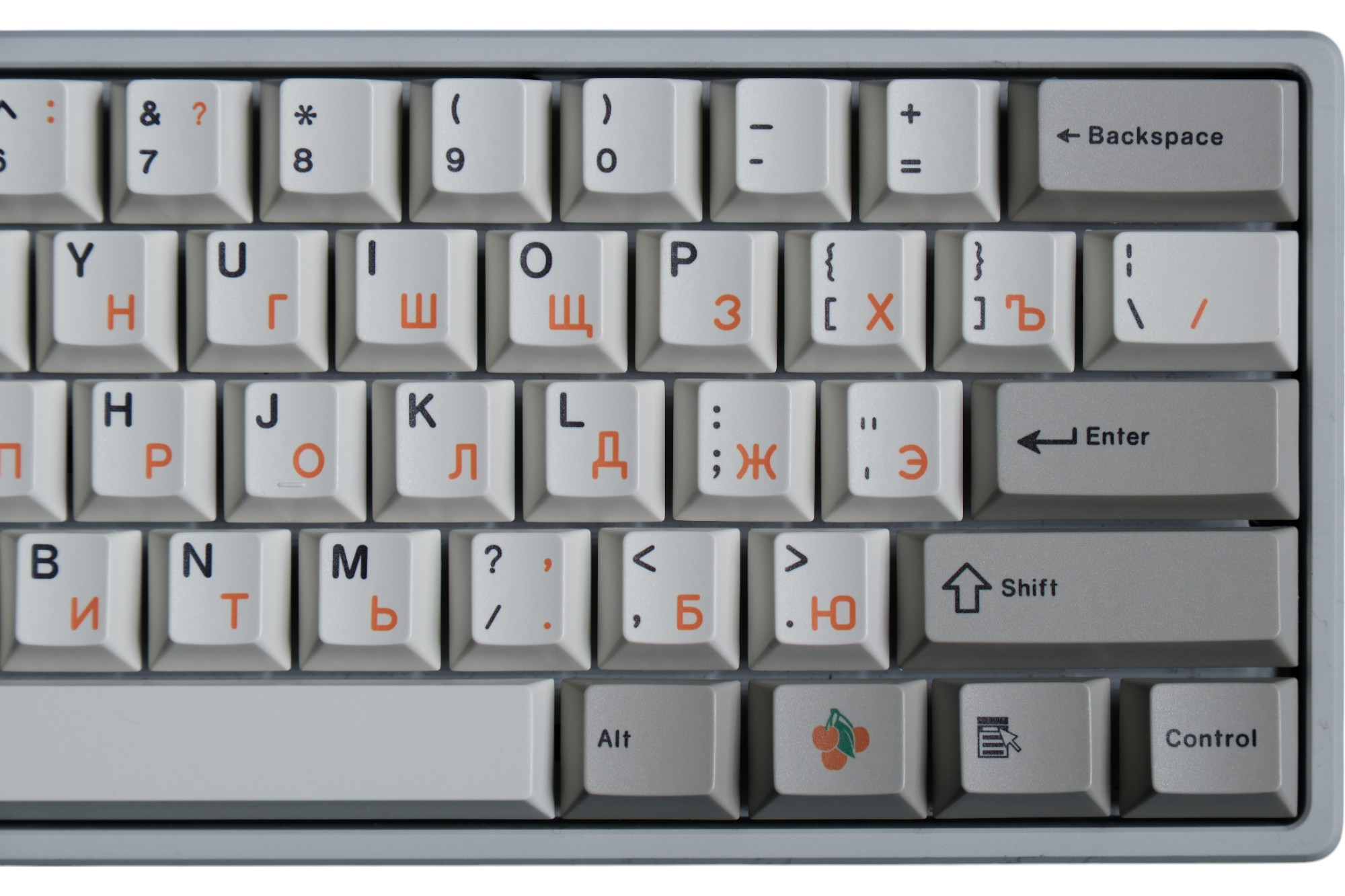 JC Studio Hebrew Orange Keycap Kit · Milktooth